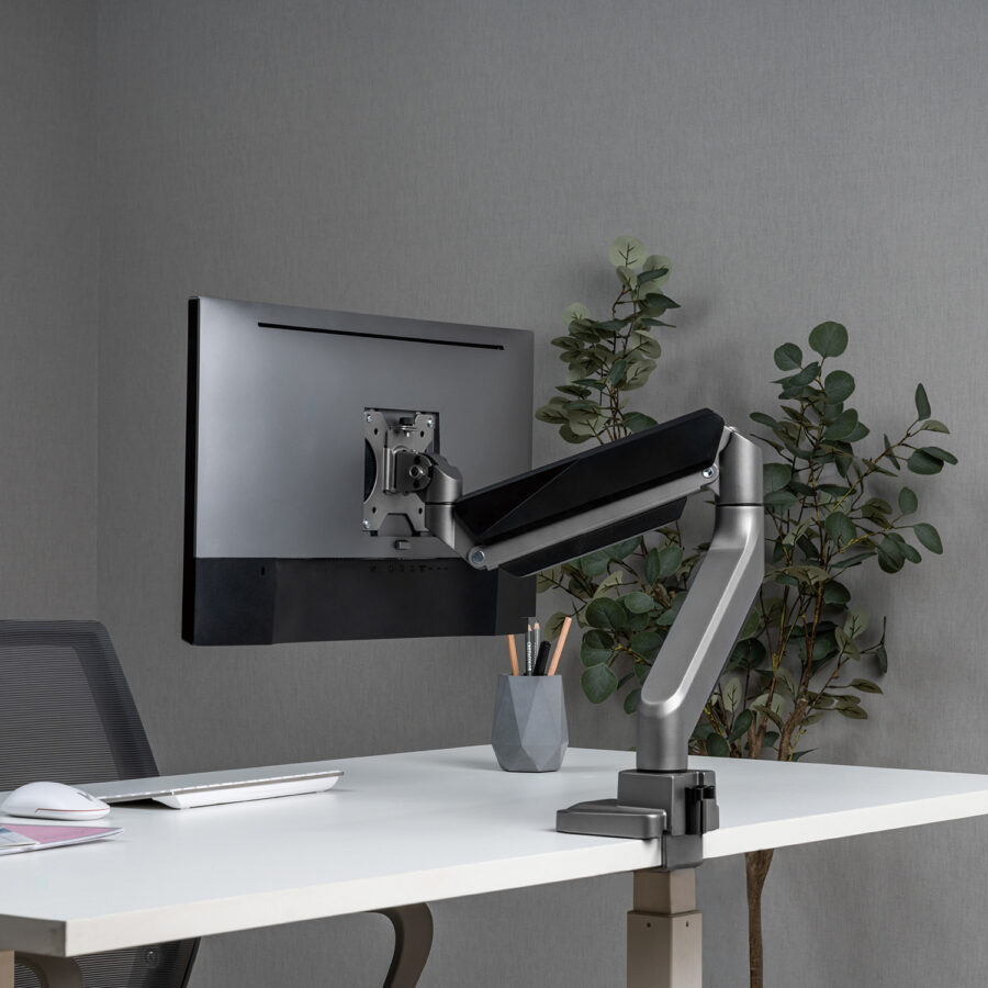 Ergo Office univerzális asztali monitortartó, gázrugós, 17"-35", 15kg, VESA 75x75 / 100x100, ER-445 - Image 4