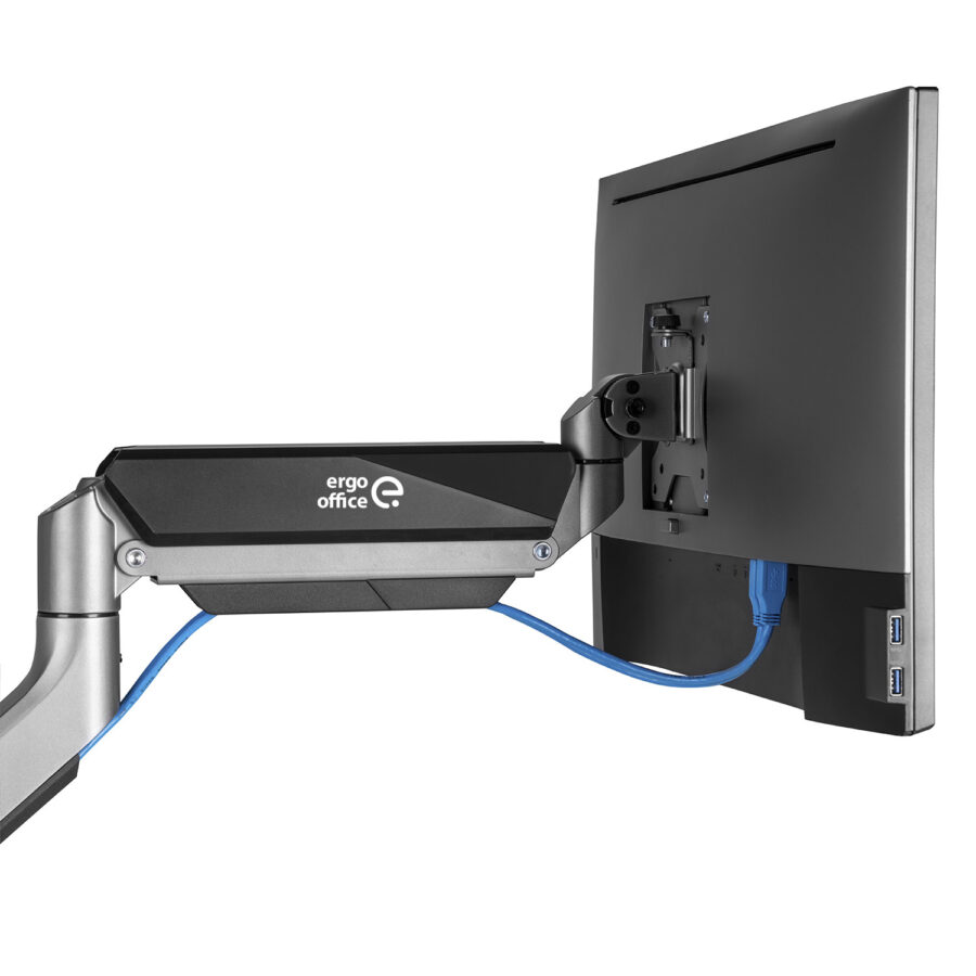 Ergo Office univerzális asztali monitortartó, gázrugós, 17"-35", 15kg, VESA 75x75 / 100x100, ER-445 - Image 5
