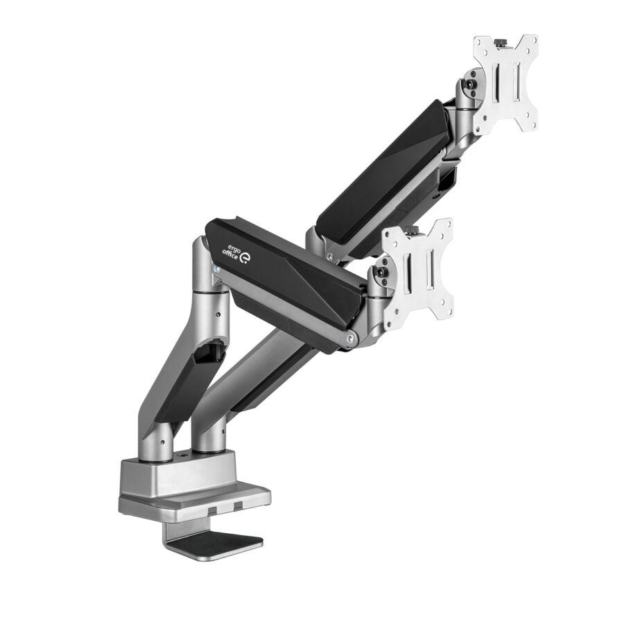 Ergo Office ER-446 univerzális dupla monitor tartóállvány, gázrugós, 17"-35", 15kg, VESA 75x75 / 100x100 - Image 7