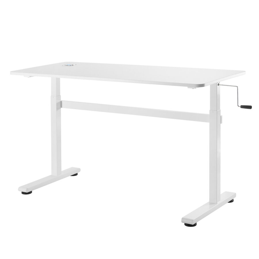 Ergo Office Kézi Magasságállítású Íróasztal, max 40 kg, max magasság 117 cm, álló-ülő munkavégzéshez, ER-401 W - Image 3