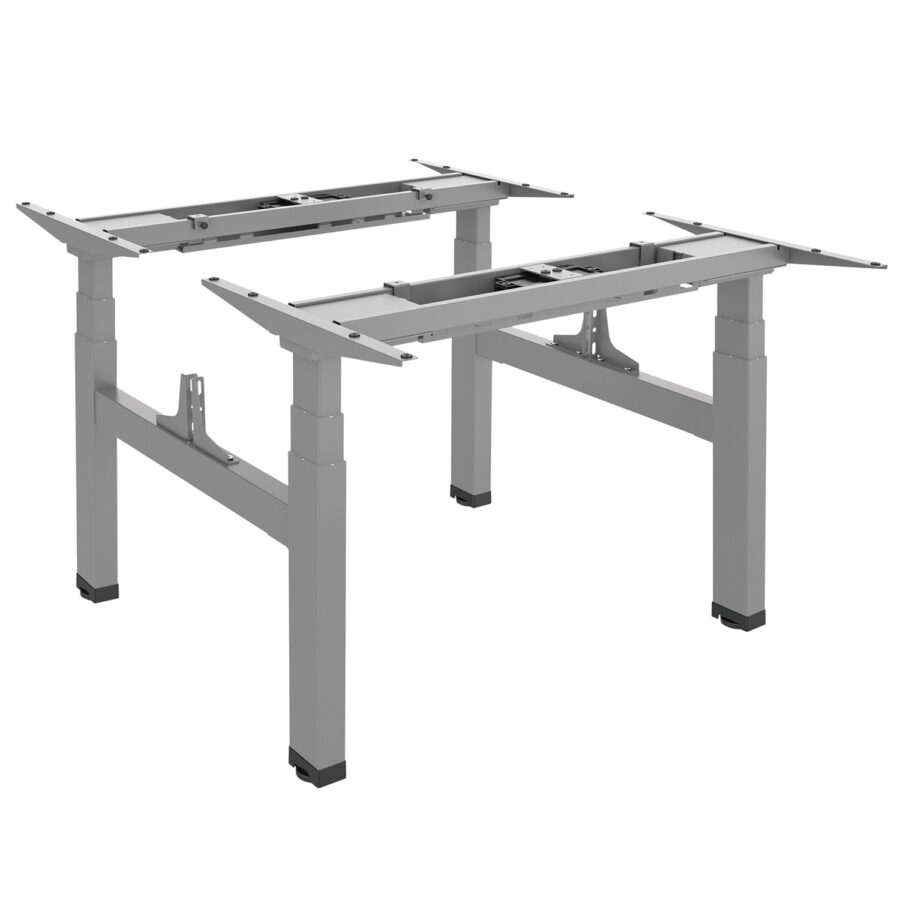 Ergo Office ER-404G Dupla Elektromos Állítható Magasságú Íróasztal, Max 128cm, Max 125kg x2, Asztallap Nélkül - Image 2