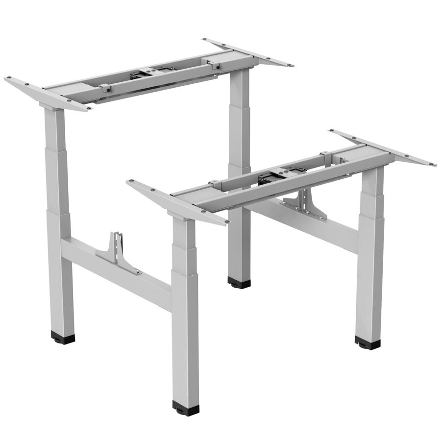 Ergo Office ER-404G Dupla Elektromos Állítható Magasságú Íróasztal, Max 128cm, Max 125kg x2, Asztallap Nélkül - Image 5