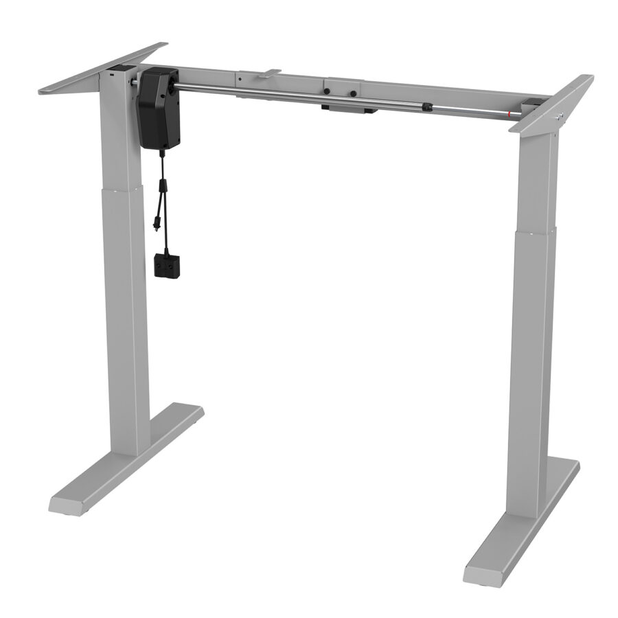 Ergo Office ER-403G Elektromosan Állítható Magasságú Íróasztal, Szürke, Max. 123 cm, Max. 70 kg, Asztallap Nélkül - Image 5