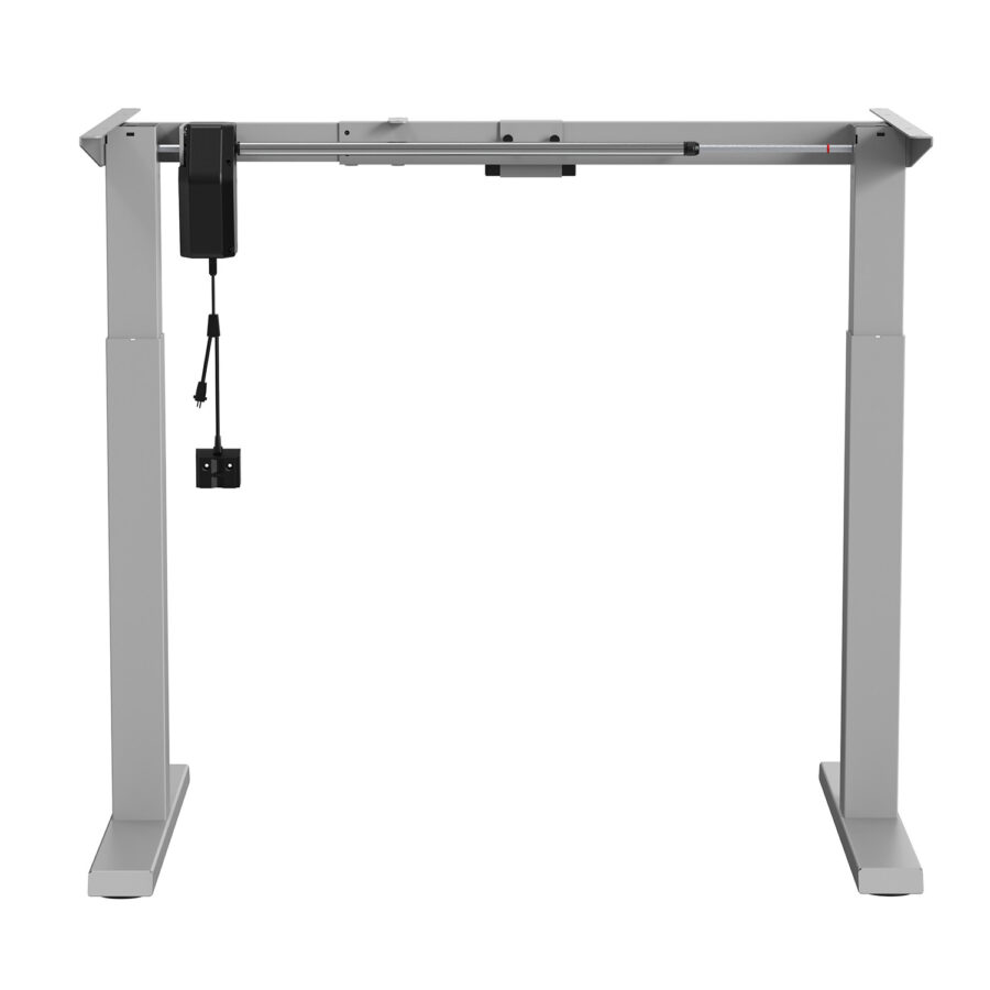 Ergo Office ER-403G Elektromosan Állítható Magasságú Íróasztal, Szürke, Max. 123 cm, Max. 70 kg, Asztallap Nélkül - Image 9