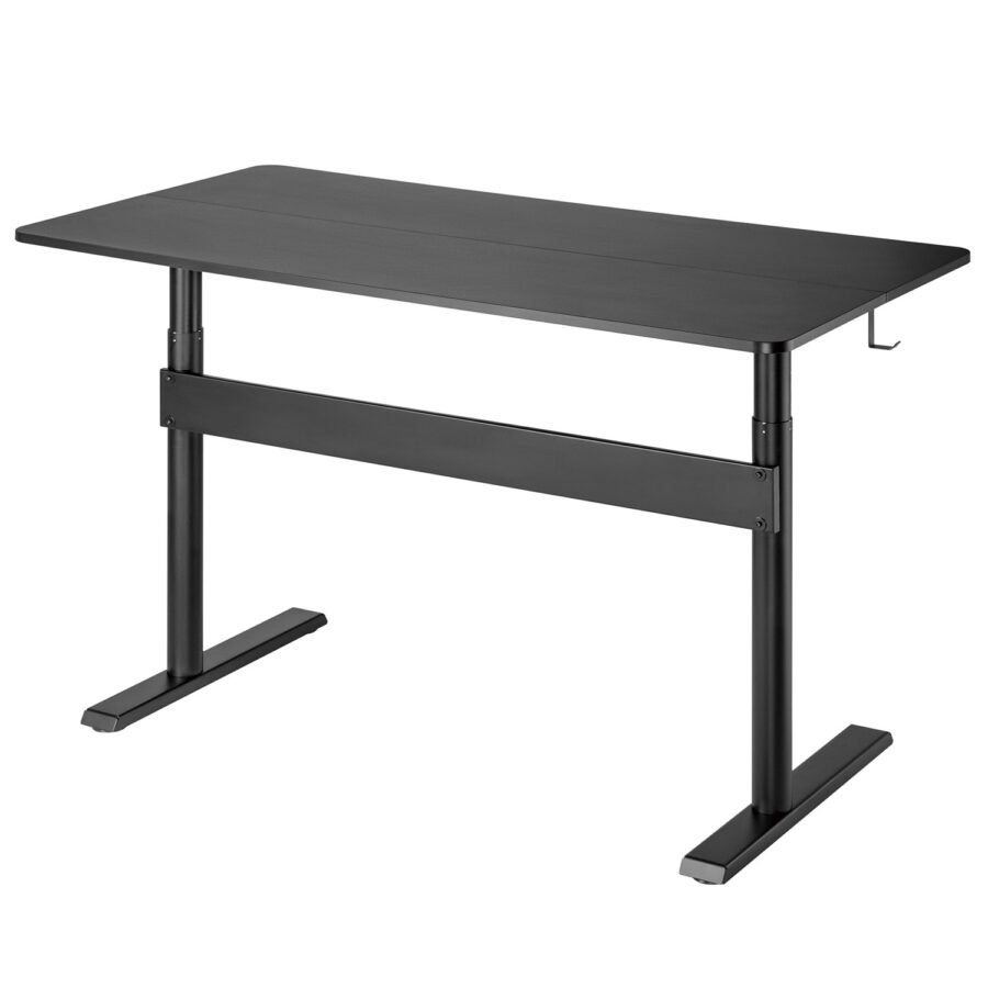Ergo Office Állítható Magasságú Íróasztal 140x68cm, Gázrugós, Ülő- és Állómunkához, Max Magasság 115cm - Image 3