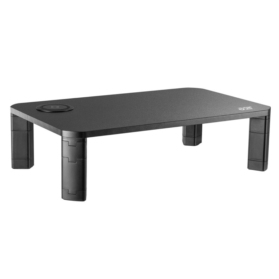 Ergo Office állítható monitorállvány Qi vezeték nélküli töltővel, max 20kg, 17-32", ER-415 - Image 3