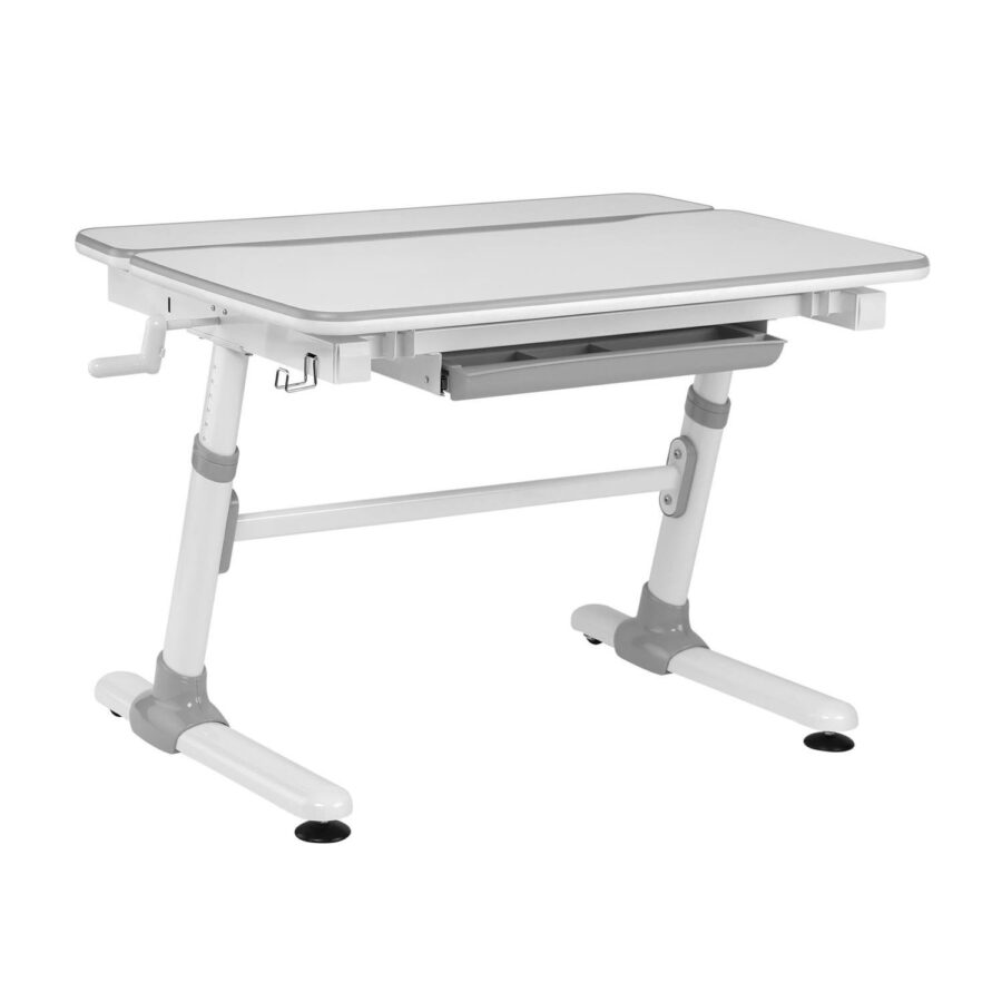 Ergo Office Gyerek Ergonomikus Íróasztal Állítható Magassággal, Szürke, max 100kg, ER-417 2 részes - Image 2