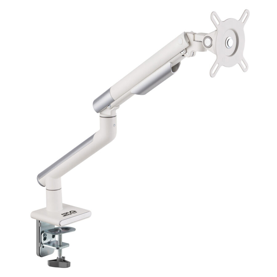 Ergo Office Prémium Monitor Tartó, Gázrugós, Dupla Karos, 17"-32", 9 kg, Fehér, ER-437 - Image 3