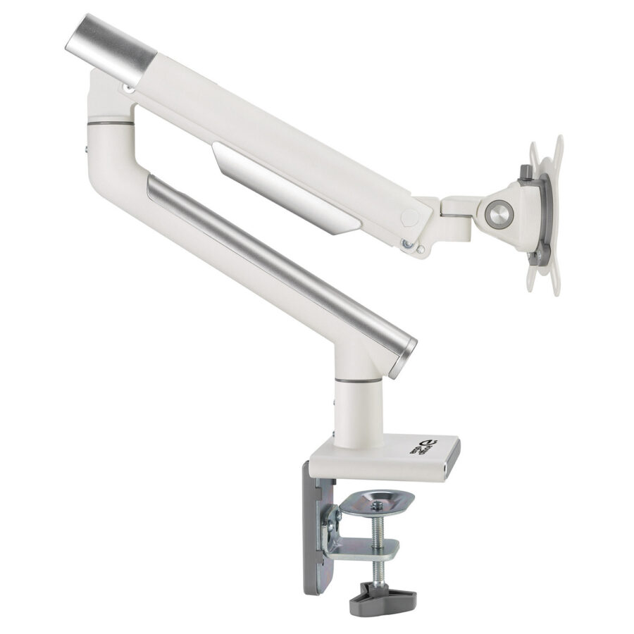 Ergo Office Prémium Monitor Tartó, Gázrugós, Dupla Karos, 17"-32", 9 kg, Fehér, ER-437 - Image 5