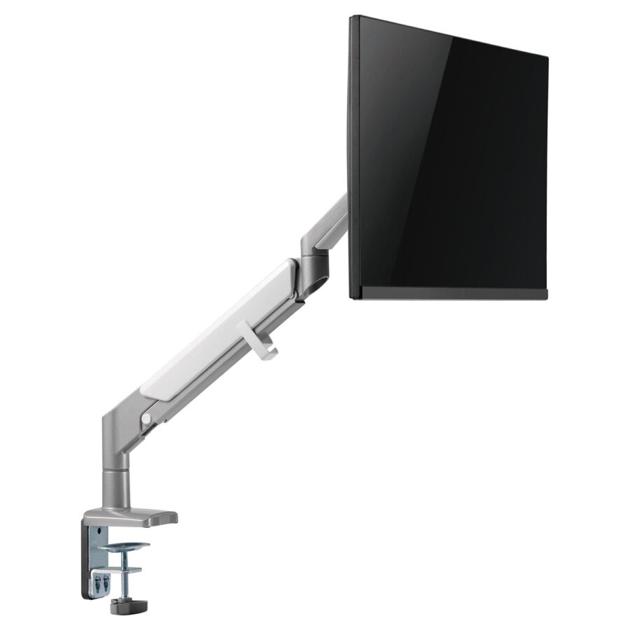Ergo Office Szürke Asztali Monitor Tartó, Gázrugós, 17"-32", 9 kg, ER-405G - Image 6