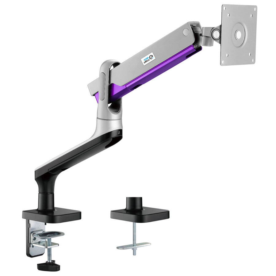Ergo Office Prémium Kettős Karos Monitor Tartó, Gázrugós, 17"-32", 9 kg, ER-436 - Image 2